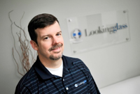 Derek Gabbard, CEO of Lookingglass Cyber Solutions in Canton. Gabbard's company recently raised $5 million from investors. (Lloyd Fox, Baltimore Sun / February 2, 2012)