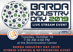 Join Us 10 15 for Barda Industry Day Live Stream Event Networking Good Eats