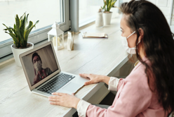 Woman Having A Video Call Free Stock Photo