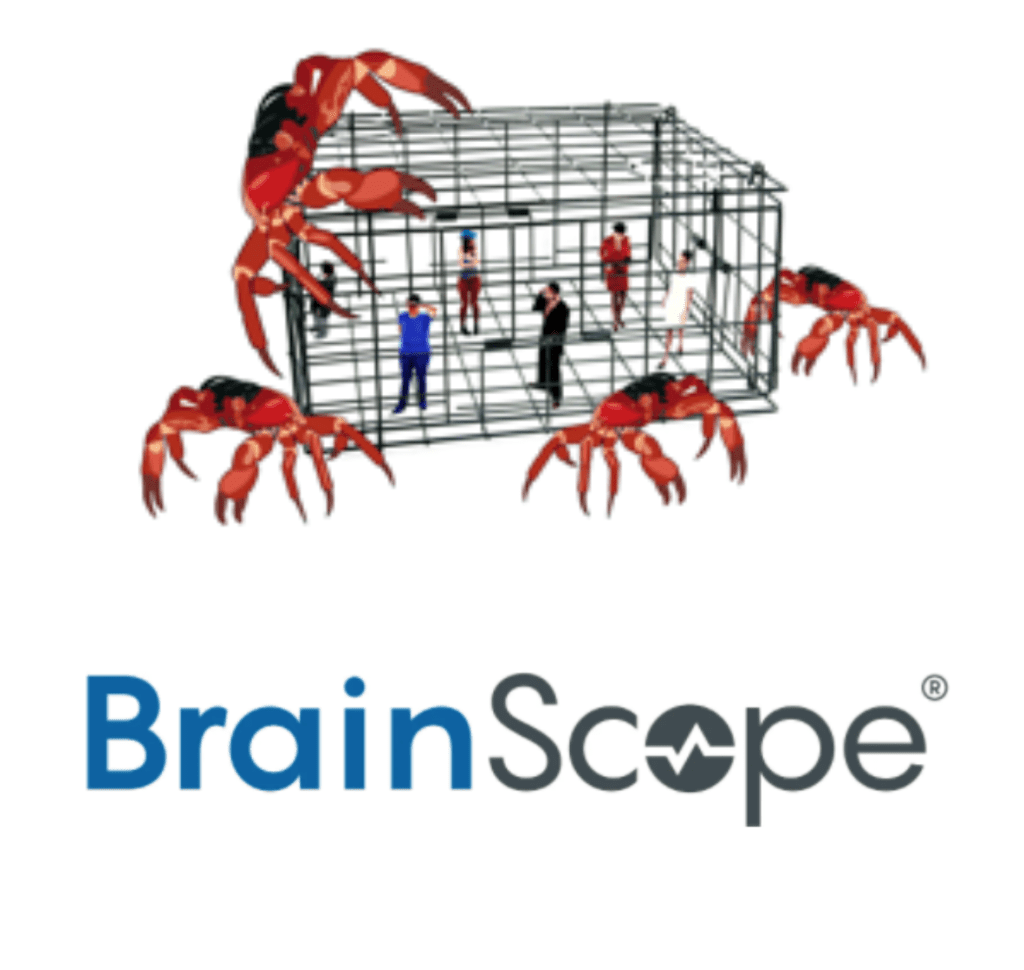 crabtrap with the brainscope logo