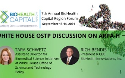 From the 7th Annual BioHealth Capital Region Forum – Dr. Tara Schwetz, Assistant Director for Biomedical Science Initiatives, White House Office of Science and Technology Policy (OSTP)