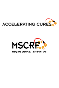 Accelerating Cures MSCRF