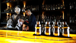 An ice carving robot at a bar in Seoul: South Korea was the highest-ranking Asian country in the World Intellectual Property Organization's Global Innovation Index this year. © Reuters