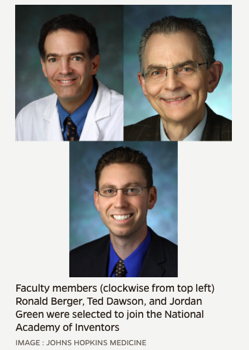 Three from Hopkins named to National Academy of Inventors Hub