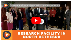 Moore Meets With Leaders About New Research Facility in North Bethesda Montgomery Community Media
