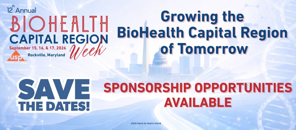 “Growing the BioHealth Capital Region of Tomorrow”: BHCR Week 2026 Set for September 15th, 16th, and 17th at USP